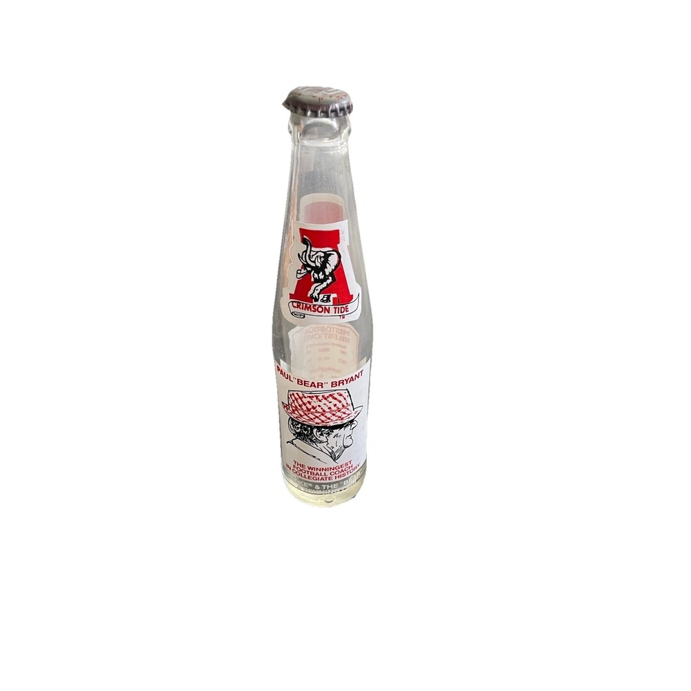 Paul Bear Bryant Alabama Crimson Tide Opened Coca-Cola 1979 Win #315 Bottle